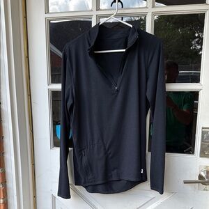 Vuori Navy men’s Quarter zip Top